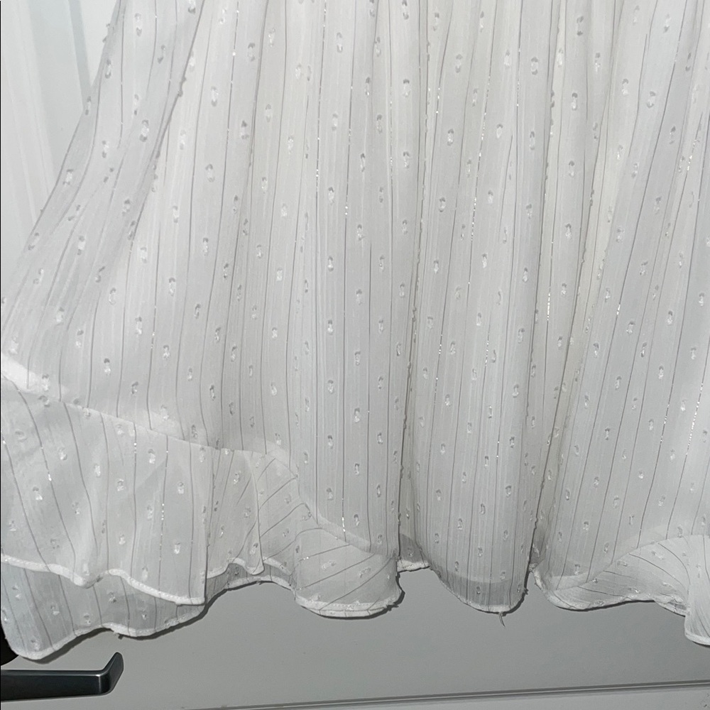 Ramy Brook White Ruffle Dress - Picture 5 of 14